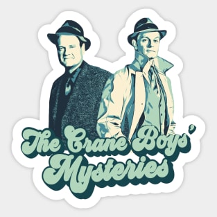 the crane boys mysteries Sticker